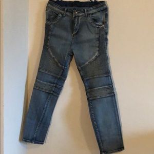 Biker jeans, 30 waist